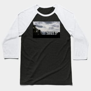 Bikes in Silhouette Baseball T-Shirt